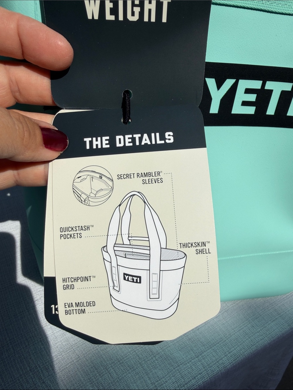 YETI Camino 20 Carryall Tote Bag Limited Edition, Seafoam, New With Tags - Picture 10 of 14